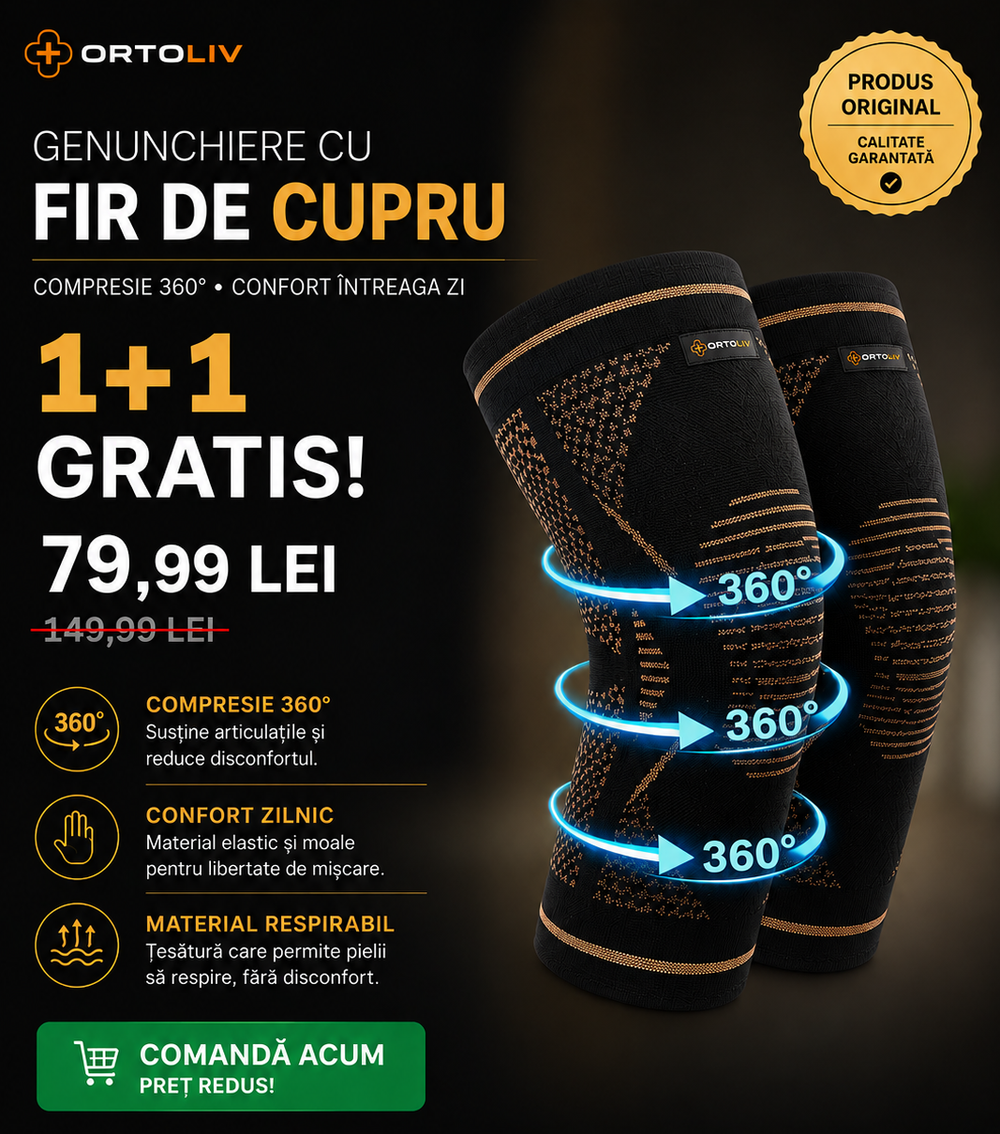 Genunchieră cu fir de cupru