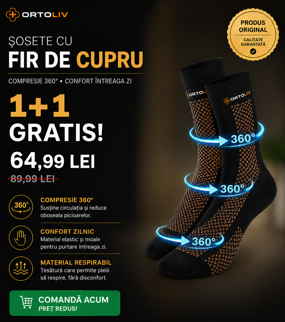 Șosete cu Fir de Cupru